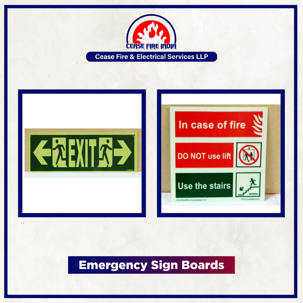 Emergency Sign Boards